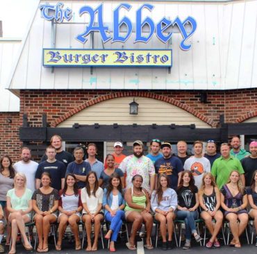 Restaurant flooring ocean city maryland abbeys burger bistro by disbrows remodeling